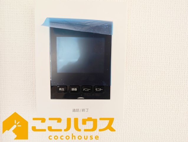 宜野湾市伊佐２丁目　ハートフルタウン　新築戸建て　全６棟　F号棟のセキュリティ|録画機能付きTVインターホン