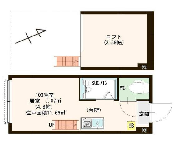 【間取り】 | ハーモニーテラス平井Ⅱ