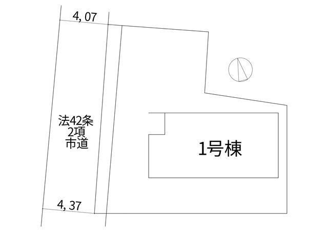 仲介手数料無料）愛西市大井町　第２期　１号棟の外観パース