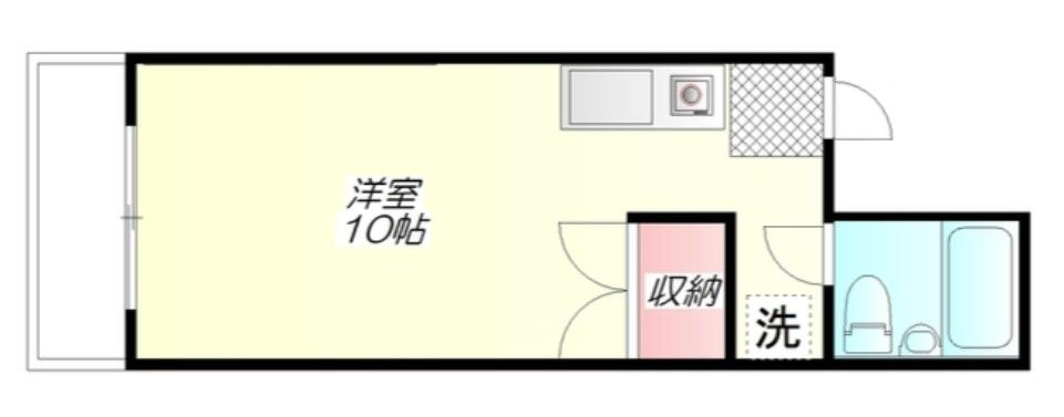 ハイム福本の間取り|間取りです。