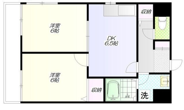 サリジェ２１の間取り|間取りです。