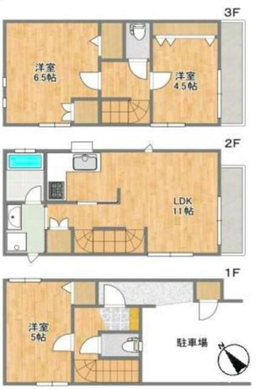 【間取り】 | 西品川戸建