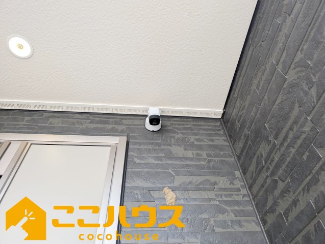 糸満市照屋第３　クレイドルガーデン　新築戸建て　全４棟　１号棟の防犯設備|防犯カメラ
