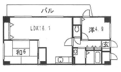 シティホームズ生駒駅前の間取り