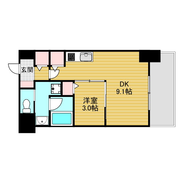 小西マンションの間取り