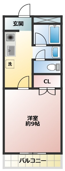 ウイングコート辻の間取り