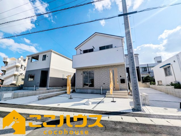 糸満市照屋第３　クレイドルガーデン　新築戸建て　全４棟　2号棟の駐車場|駐車並列2台