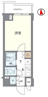 【間取り】 | ルーブル蒲田八番館