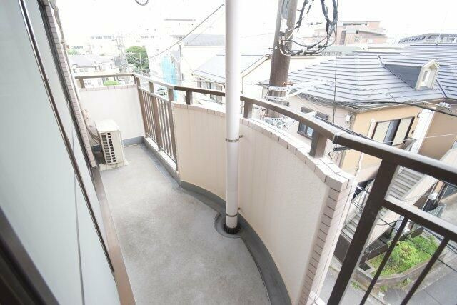 青山コーポＡのバルコニー
