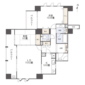 グランドメゾン丸之内の間取り