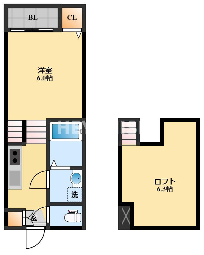 MODERN PALAZZO多良見ICの間取り