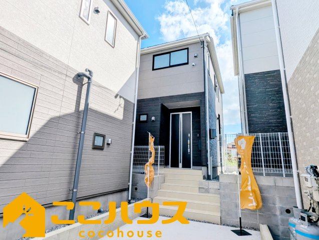 糸満市照屋第３　クレイドルガーデン　新築戸建て　全４棟　3号棟の外観|防犯カメラが付いたセキュリティの高いお家です！
