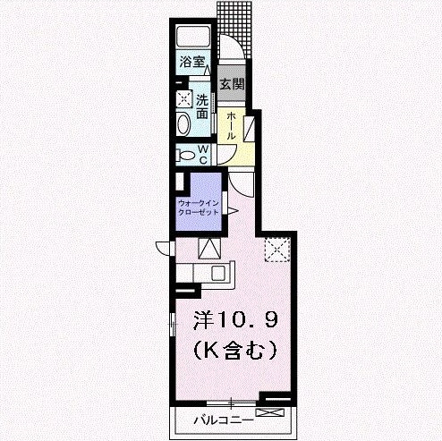 フローラ春日の間取り