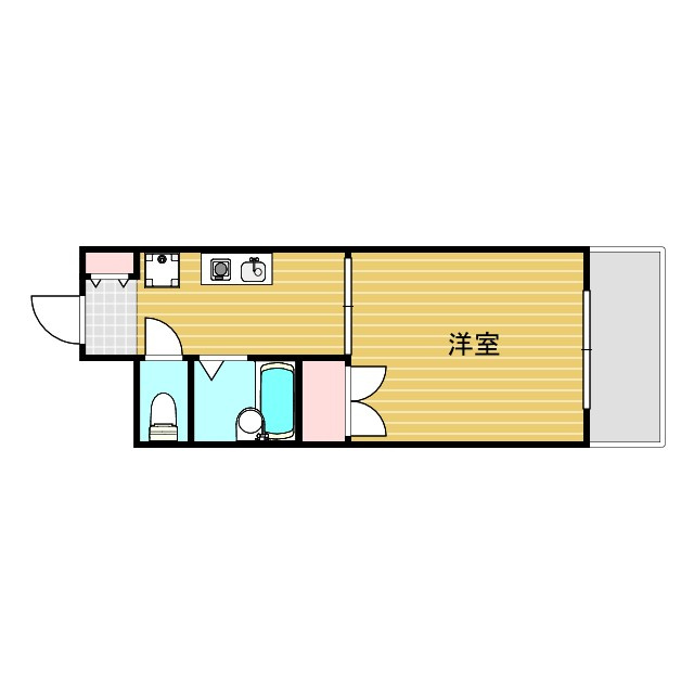 R・マンションの間取り