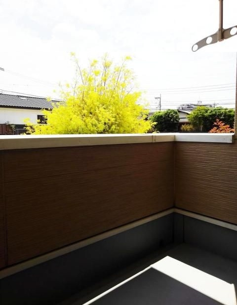 グレイス春日のバルコニー