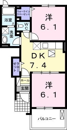 グレイス春日の間取り