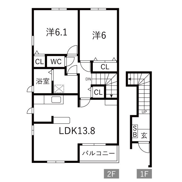 ソレイユの丘の間取り