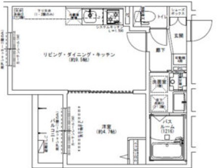 【間取り】 | Louis Apartment 長瀬ノール