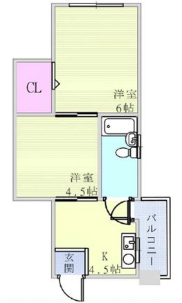 シャトー御影の間取り