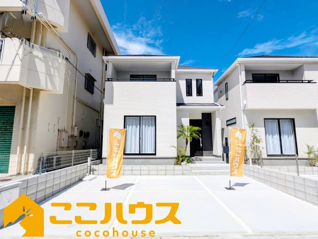 宜野湾市伊佐3丁目289番　ハートフルタウン　新築戸建て　全2棟　A号棟の駐車場|駐車並列3台