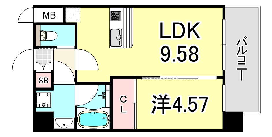 プレジオ塚本ASIANの間取り