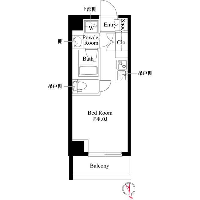 グリシーナ横浜桜木町の間取り