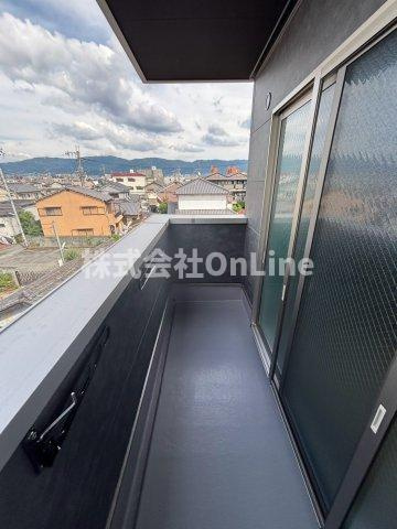 グローハイツ若江のバルコニー