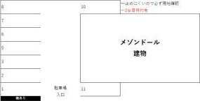 メゾンドールの駐車場