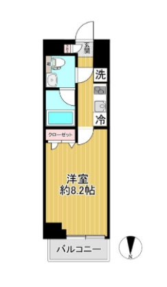 ＳＨＯＫＥＮ　Ｒｅｓｉｄｅｎｃｅ横浜ＷＥＳＴの間取り