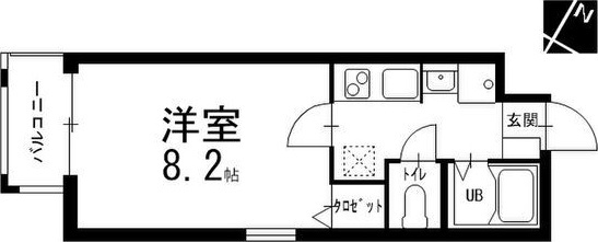 エンゼル蟹原の間取り
