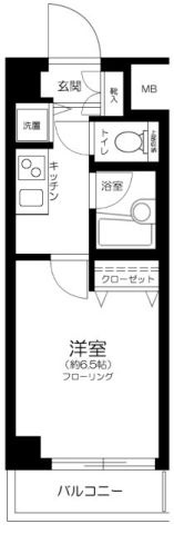 プレール・ドゥーク錦糸町の間取り|間取りです。