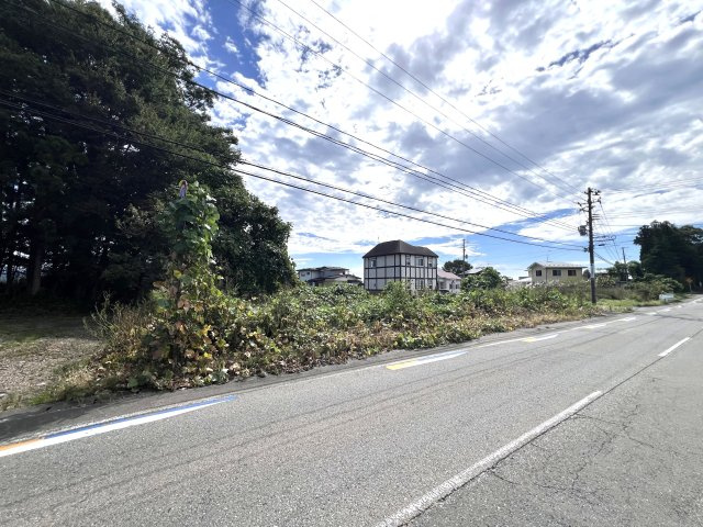 花巻市石鳥谷町西中島第１地割　土地の前面道路含む現地写真