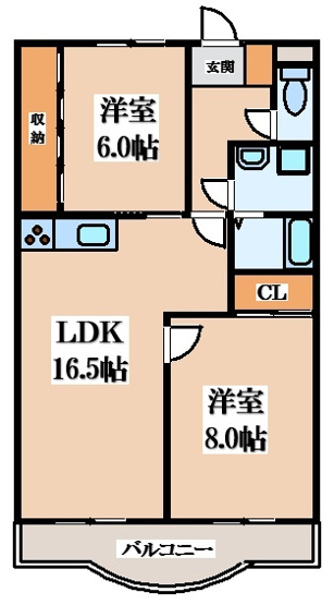 【間取り】 | パレーシャル21