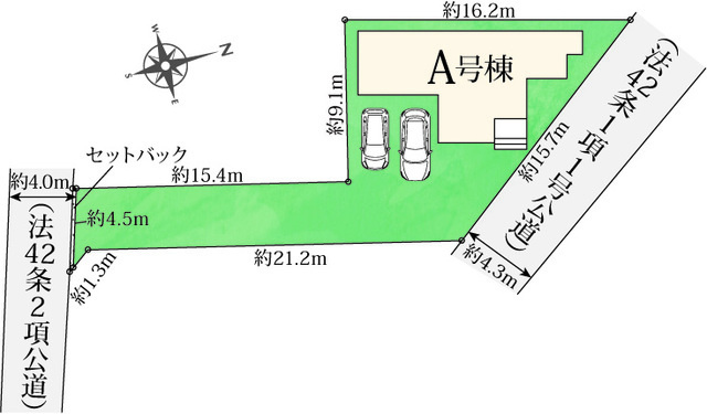 【区画図】 | 静岡市葵区羽鳥6丁目 新築一戸建て | 区画図です