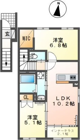 Urban Stagea春日Ⅰ（アーバンステージアカスガⅠ）の間取り