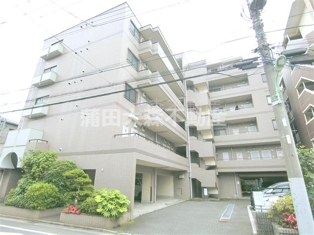 シティ・パルの外観|1993年2月築　RC鉄筋コンクリート造地上6階建て総戸数32戸の賃貸マンション　東京都大田区東糀谷4丁目　京浜急行本線大鳥居駅最寄り　シティ・パル