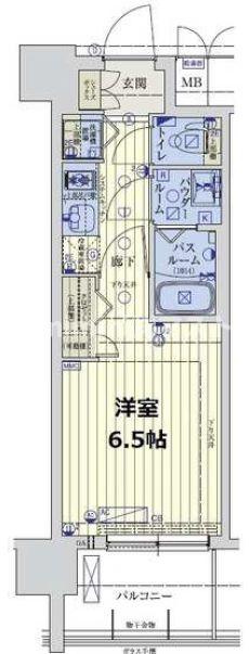 スワンズシティ大阪城北詰の間取り