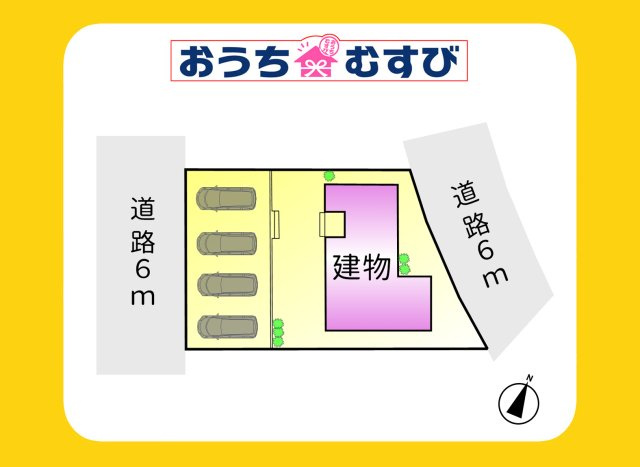 小牧市城山(全1棟)1号棟の区画図