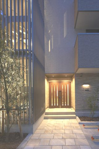 ラヴィエント北千住のエントランス