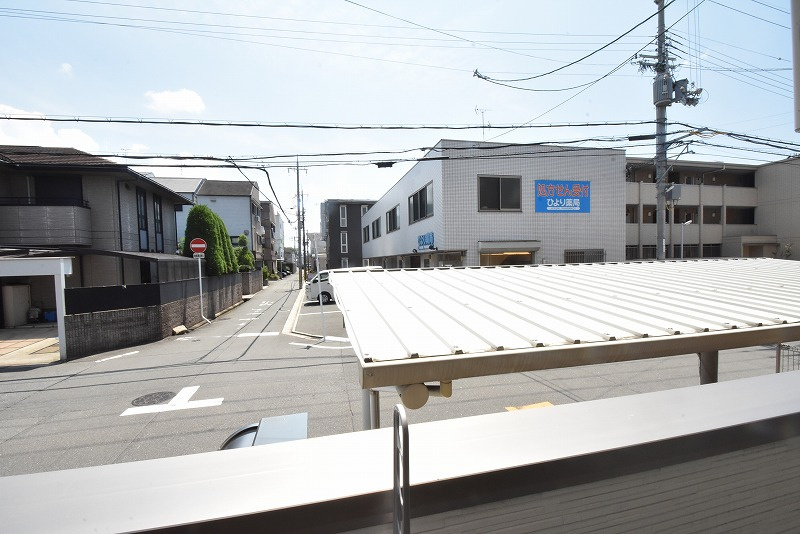 東大阪市高井田のアパートの展望