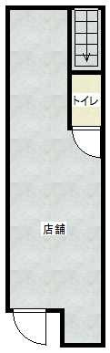 島田黒石 貸店舗の間取り