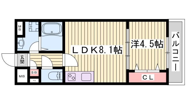 ジーメゾン平磯の間取り