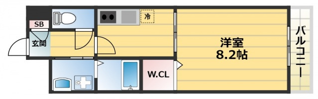 アンプルールフェール U-HAの間取り