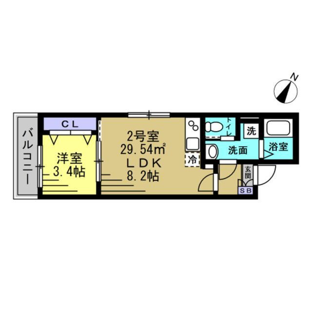 シティエスケイプ行徳の間取り