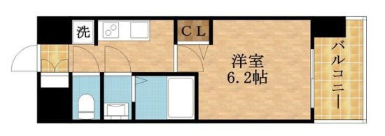 【間取り】 | プレサンス京橋GREEN YARDアルミラ