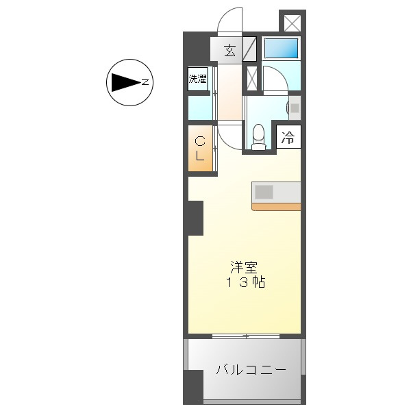グレンパーク中島の間取り