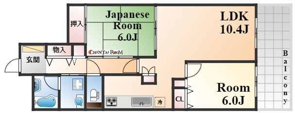 マルカール森南の間取り