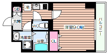 【間取り】 | サニーレジデンス吉野Ⅱ