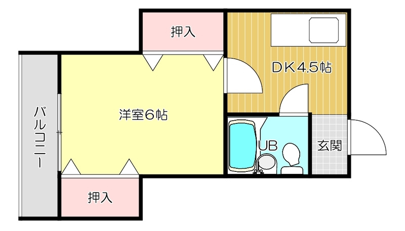ニューライフ赤坂の間取り