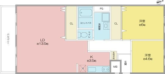 エクセレンス上野の間取り